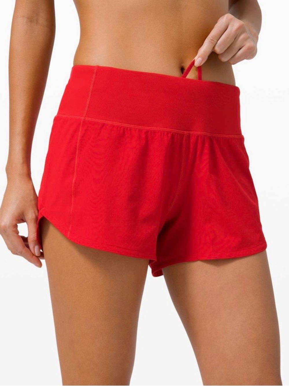 lululemon athletica speed up Red Run Short 4” inseam - Picture 4 of 11